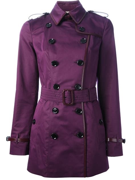 burberry london purple trench coat|burberry trench coat cost.